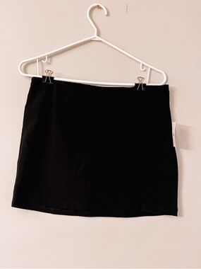 Ardene Black Mini Skirt - Simple Straight Cut